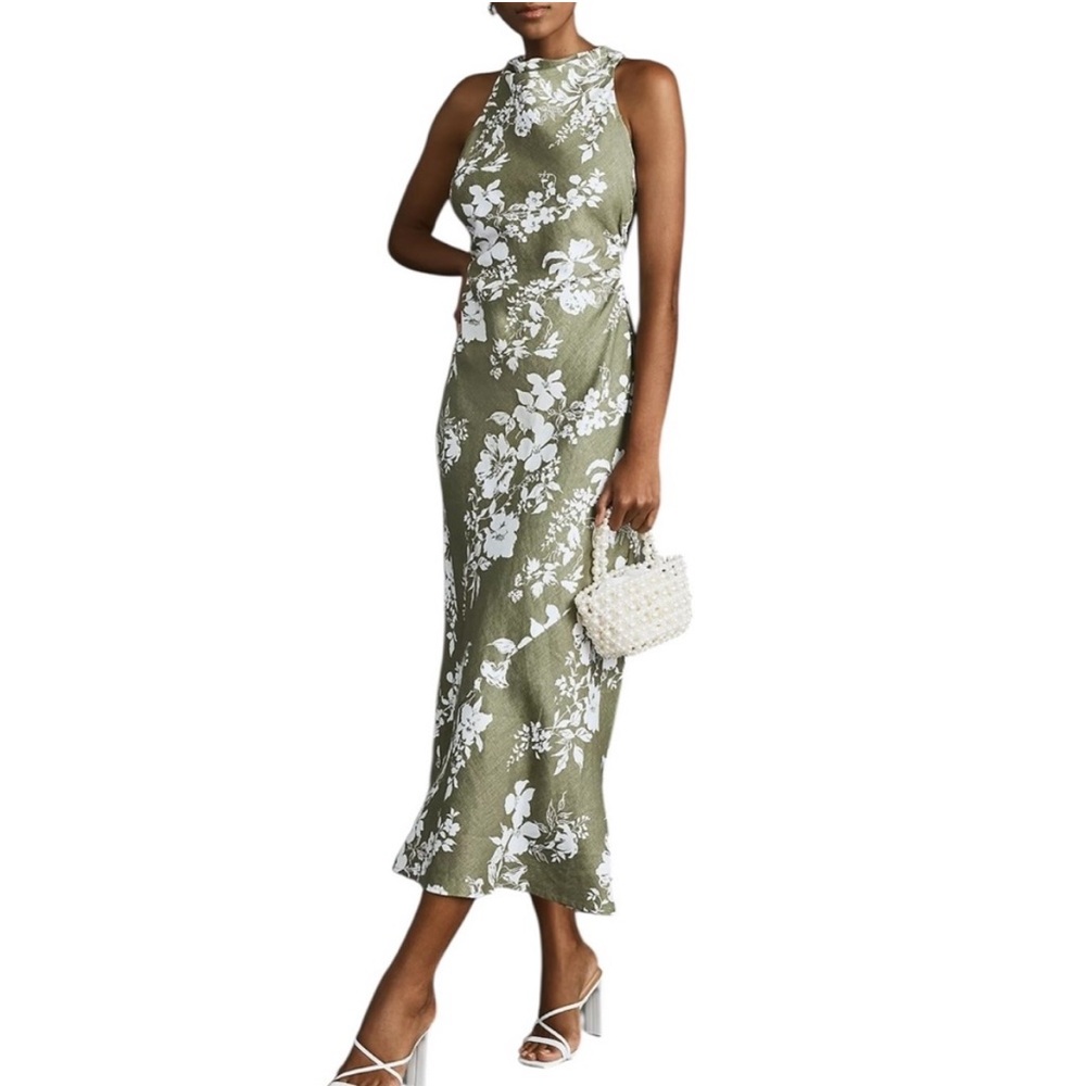 Reformation Casette Linen Dress